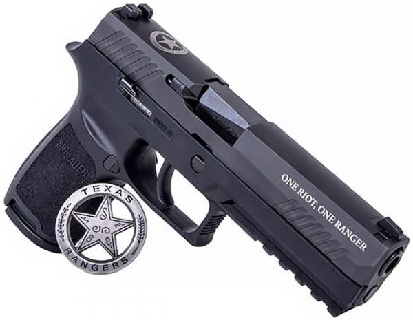 Оружие со звездой: лимитированная версия Texas Ranger Limited Edition полноразмерного пистолета P320 от SIG Sauer